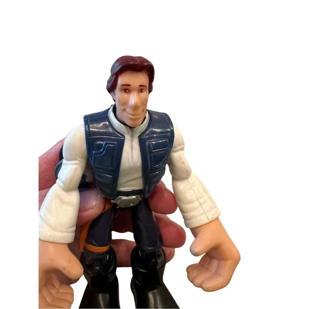 2005 Hasbro Star Wars Han Solo Action Figure w/‎ Helmet Accessory